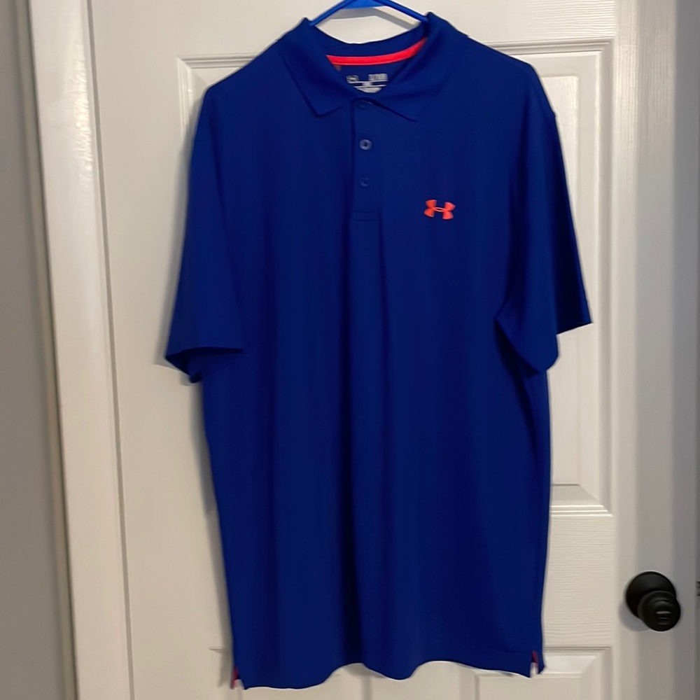 EUC Under Armour Polo. Size XL. Blue